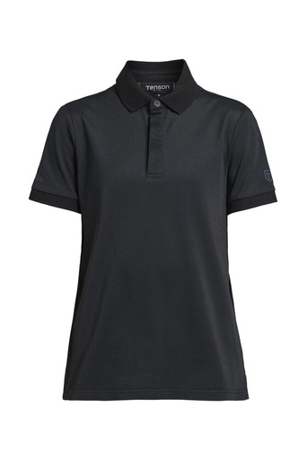 TXLITE TRI-BLEND POLO WOMAN – BLACK