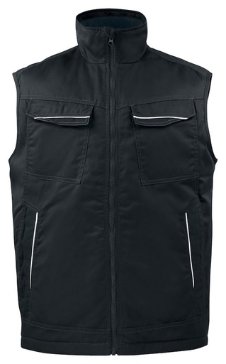 5704 WYŚCIEŁANA KAMIZELKA – BLACK