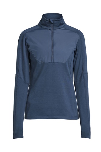 TXLITE WINDBLOCK HALF ZIP WOMAN – DARK BLUE
