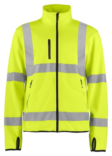 6105 LEKKI SOFTSHELL - EN ISO 20471 KLASA 3 – YELLOW/ BLACK