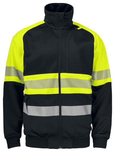 6120 BLUZA EN ISO 20471 KL.1 – YELLOW/ BLACK