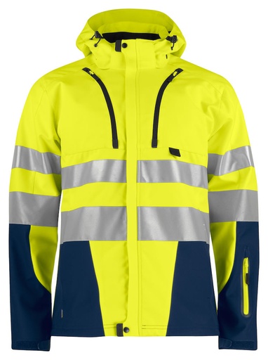 6419 FUNKCJONALNA KURTKA ISO 20471 KLASA 3/2 – YELLOW/ NAVY