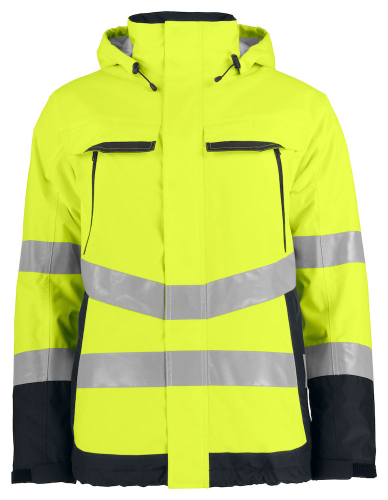 6441 WYŚCIEŁANA FUNKCJONALNA KURTKA – YELLOW/ BLACK