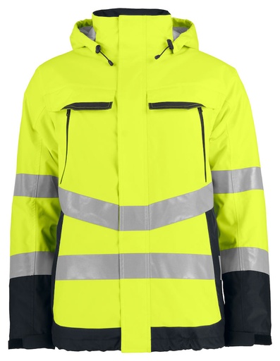 6441 WYŚCIEŁANA FUNKCJONALNA KURTKA – YELLOW/ BLACK