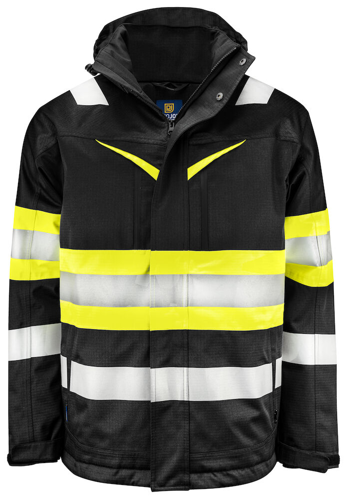 6454 KURTKA ISO 20471 KLASA 1 – YELLOW/ BLACK