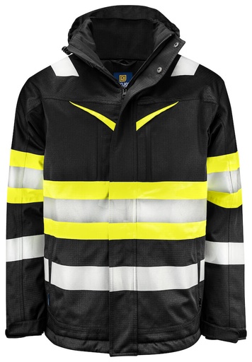 6454 KURTKA ISO 20471 KLASA 1 – YELLOW/ BLACK