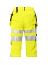 6510 SPODNIE ¾ HV KLASA 2 – YELLOW/ BLACK