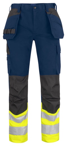 6534 SPODNIE DO PASA HV -KLASA 1 – YELLOW/ NAVY
