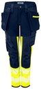 6543 SPODNIE SERWISOWE WOMAN ISO 20471 KLASA 1 – YELLOW/ NAVY