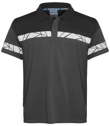 7003 Polo – GREY/ BLACK