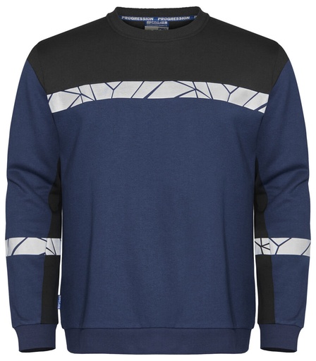 Bluza robocza 7101 Bluza z okrągłym dekoltem 647101 - Navy/ Black