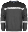 7101 Bluza z okrągłym dekoltem – GREY/ BLACK