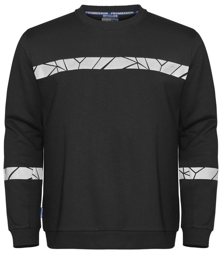 7101 Bluza z okrągłym dekoltem – BLACK/ BLACK