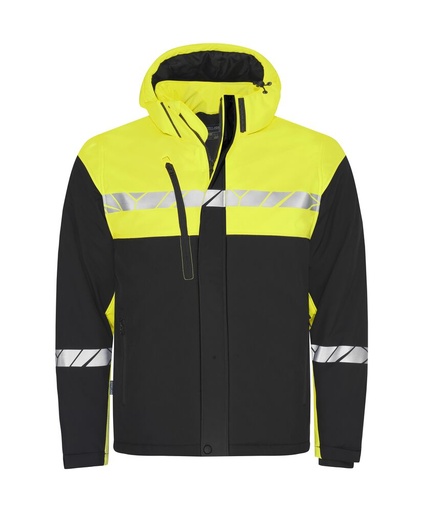 7415 Ocieplana kurtka typu shell – BLACK/ YELLOW