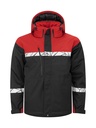 7415 Ocieplana kurtka typu shell – BLACK/ RED