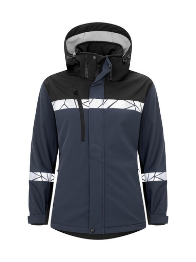 7417 Kurtka damska typu softshell – NAVY/ BLACK