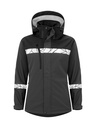7417 Kurtka damska typu softshell – GREY/ BLACK