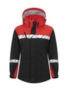 7417 Kurtka damska typu softshell – BLACK/ RED