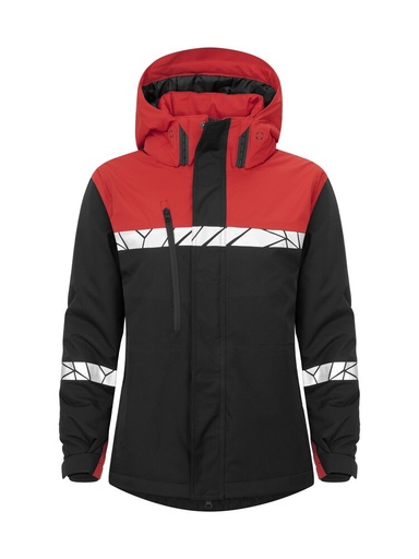 7420 Ocieplana kurtka damska typu shell – BLACK/ RED