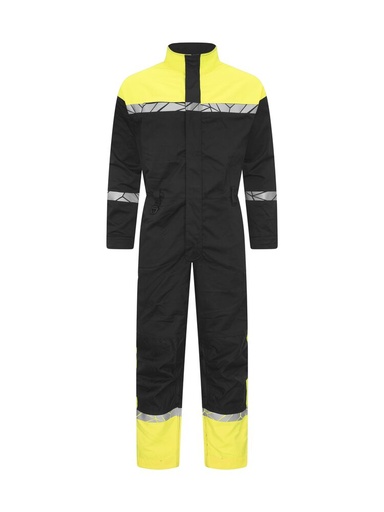 7601 Kombinezon – BLACK/ YELLOW