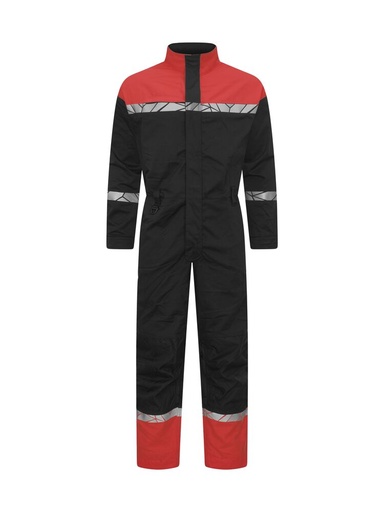 7601 Kombinezon – BLACK/ RED