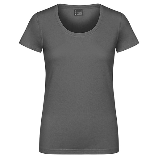 Damski T-shirt z gładkiej dzianiny CD3075 - Steel Grey