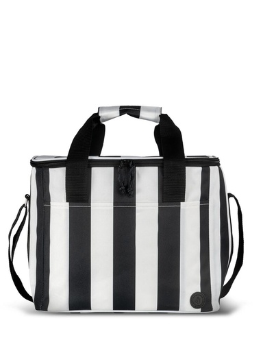Torba termiczna City Stripe Rpet Duża 5018597 - Biały/Czarny