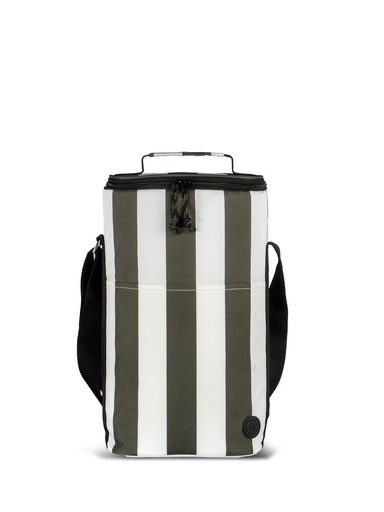 Torba termiczna City Stripe Wysoka Rpet 5018595 - Czarny/Zielony