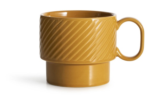 Kubek do herbaty COFFEE & MORE 5018088 - Żółty