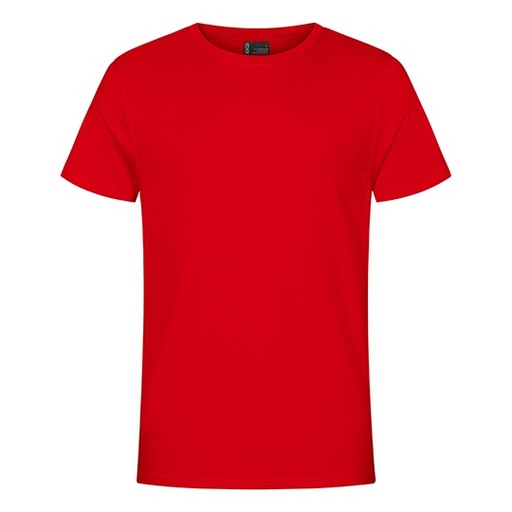 T-shirt Meski Klasyczny Bawelna Poliester Odporny na Mechacenie CD3077 - Fire Red