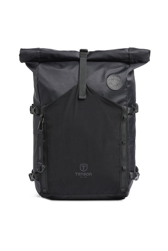 CAMPER ROLL-TOP BACKPACK – BLACK