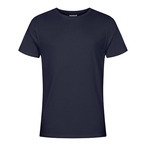 T-shirt Meski Klasyczny Bawelna Poliester Odporny na Mechacenie CD3077 - Navy