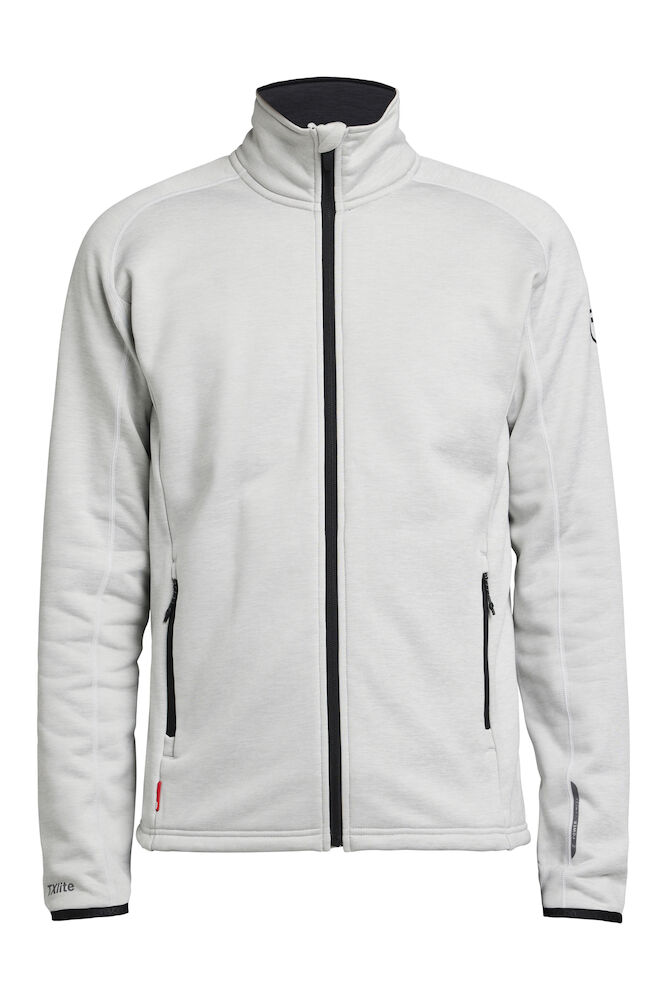 TXLITE MIDLAYER ZIP – LIGHT GREY