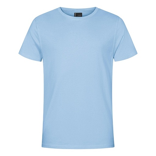 T-shirt Męski Klasyczny Bawełna Poliester Odporny na Mechacenie CD3077 - Ice Blue