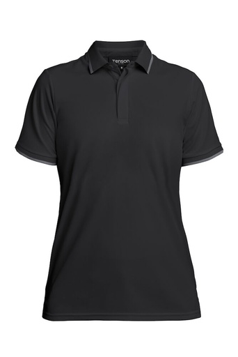 TXLITE QUICKDRY POLO WOMAN – BLACK