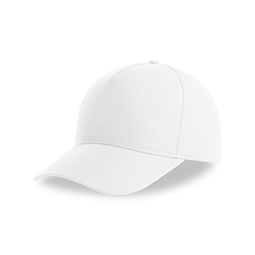 Czapka 5-panelowa Bejsbolowa Poliester z Recyklingu AT112 - White & Navy