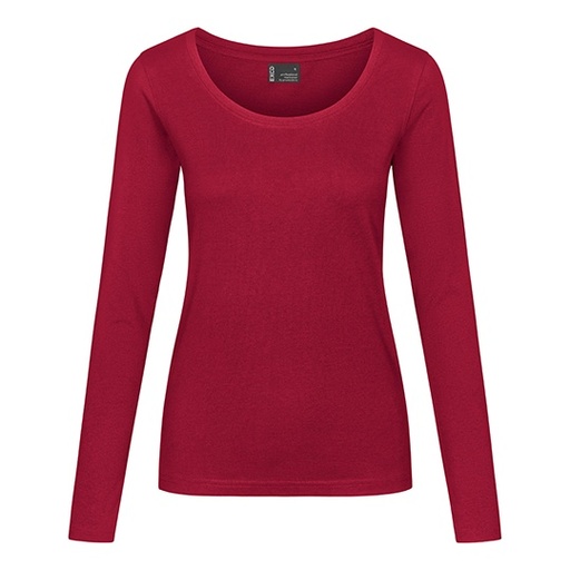 Damska koszulka z długim rękawem CD4095 - Granat