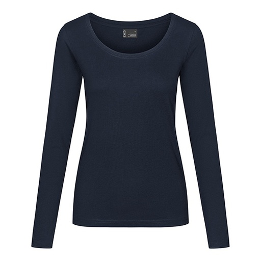 Damska koszulka z długim rękawem CD4095 - Navy