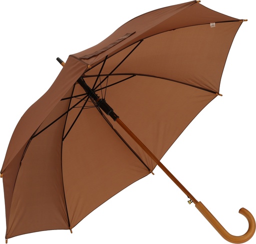 Parasol automatyczny drewniany Ø105 cm NANCY 5131 - Brązowy