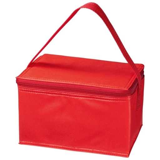 Torba termiczna na 6 puszek 330 ml ASPEN 7004 - Czerwona