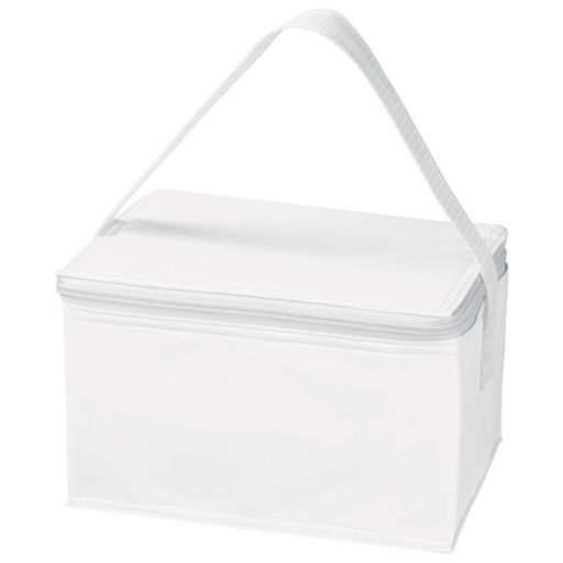 Torba termiczna na 6 puszek 330 ml ASPEN 7004 - Biała