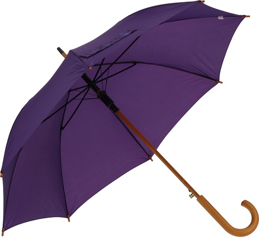 Parasol automatyczny drewniany Ø105 cm NANCY 5131 - Fioletowy
