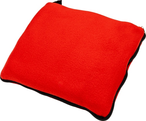 Koc z polaru/poduszka 2w1 RADCLIFF 170 g/m2 2775 - Czerwony