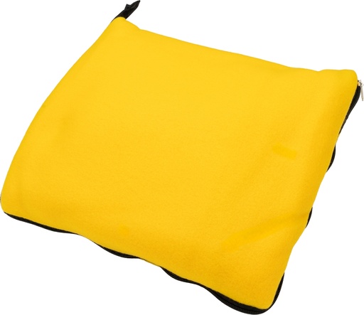 Koc z polaru/poduszka 2w1 RADCLIFF 170 g/m2 2775 - Żółty