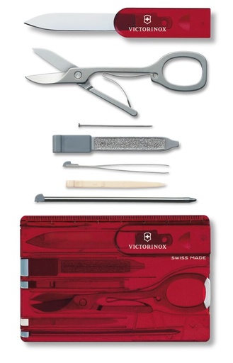 SwissCard Classic Victorinox 071 - Czerwony
