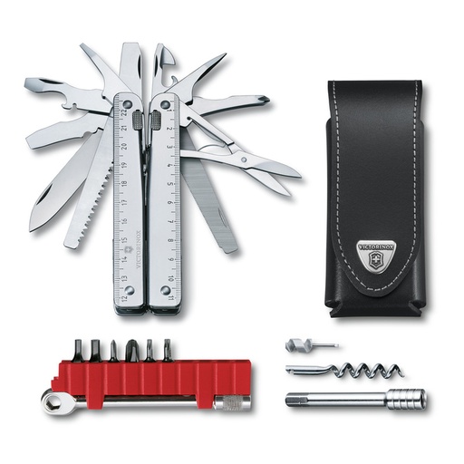 NARZĘDZIE SWISS TOOL X PLUS RATCHET - 39 narzędzi Victorinox 30339L0 - Szare