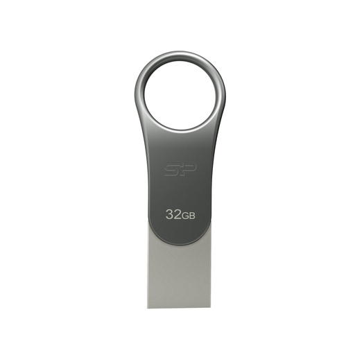 Pendrive z wejściem USB typu C Mobile C80, 32GB 3.2 Silicon Power EG 8150 - Szary