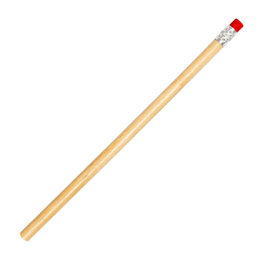 Ołówek z gumką HICKORY 0393 - Brązowy