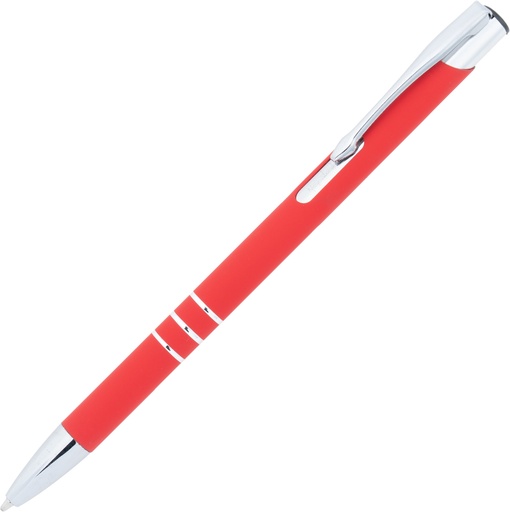 Długopis metalowy soft touch NEW JERSEY 0555 - Czerwony