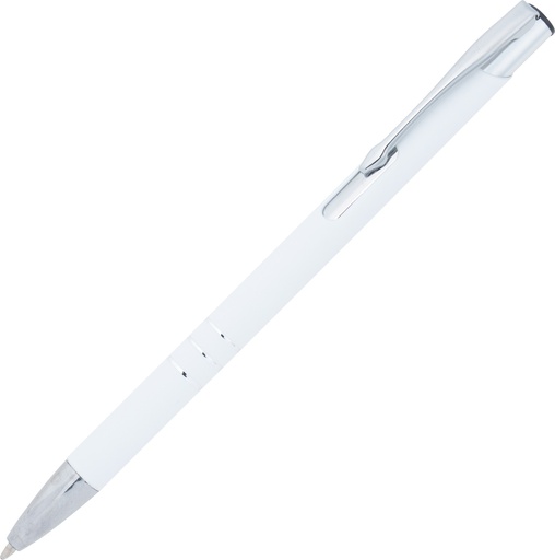 Długopis metalowy soft touch NEW JERSEY 0555 - Biały
